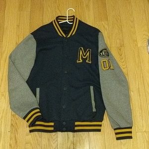 Blue and Grey Varsity Jacket